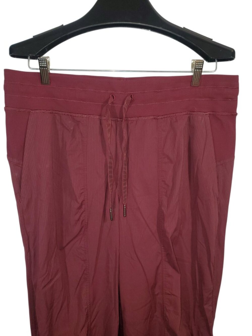 Lululemon Dance Studio Jogger Pants Women's 12 Cassis Burgundy Red Gym Workout - Picture 3 of 4